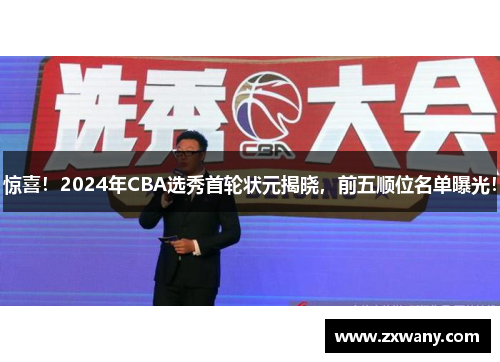 惊喜！2024年CBA选秀首轮状元揭晓，前五顺位名单曝光！